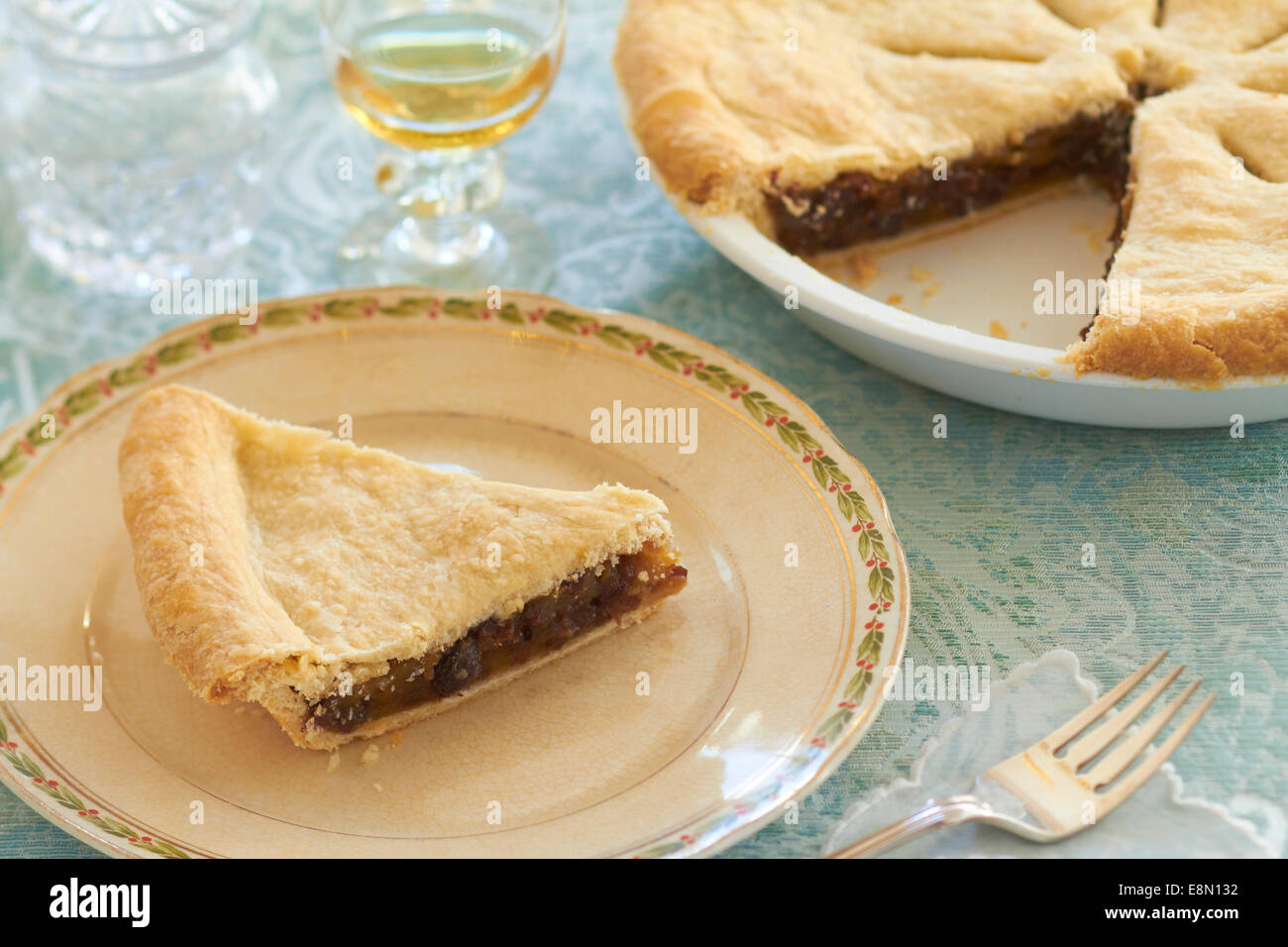 Tarte aux raisins Banque D'Images