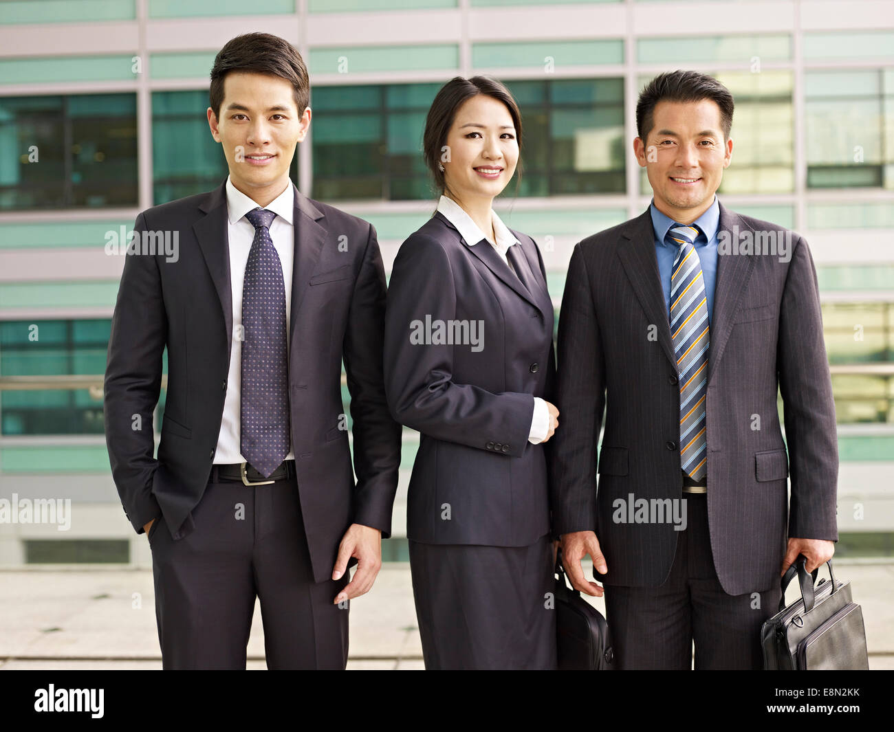 L'équipe entreprises asiatiques Banque D'Images