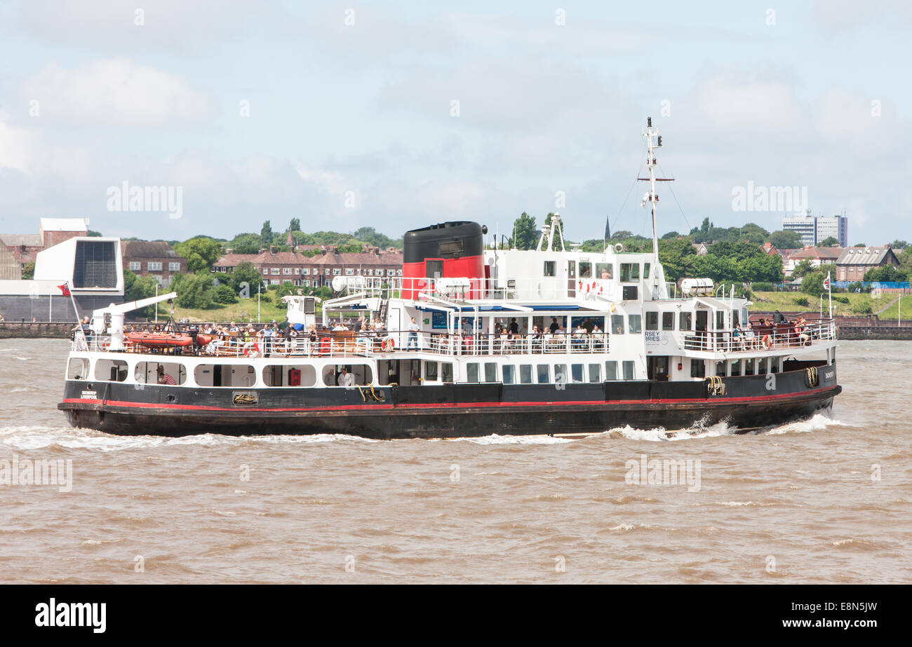 Mersey, ferries, bateaux, Ferry "traverser la Mersey,' voyage, rivière, Mersey photo, Pier Head, Liverpool, Angleterre, Royaume-Uni, Banque D'Images