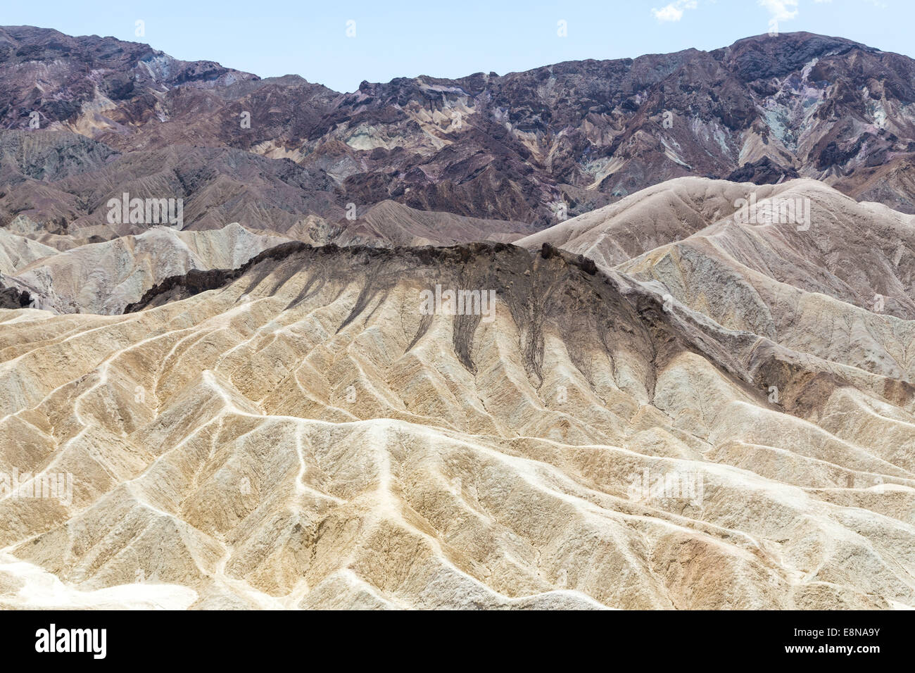 Zabriskie Point, Death Valley National Park, California, USA Banque D'Images