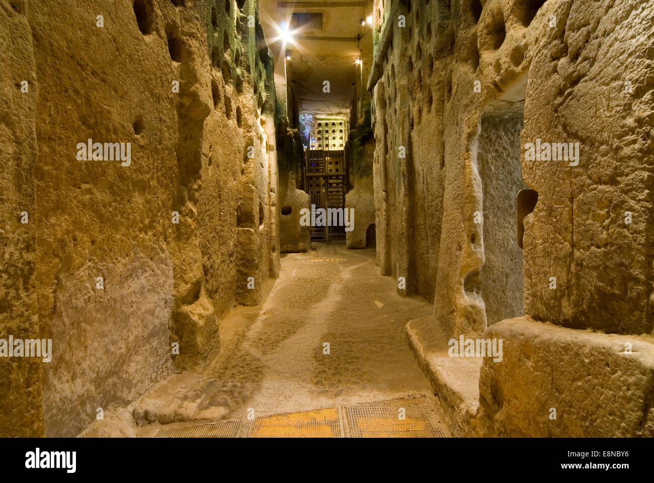 Columbarium Beit Guvrin , grottes, Israël Banque D'Images