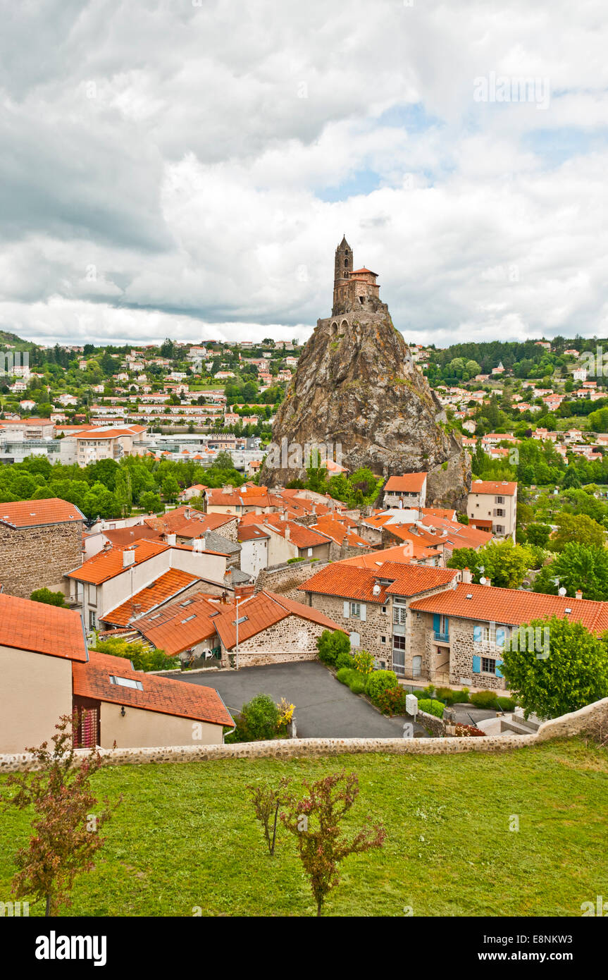 Saint Michel d'Aiguilhe Le Puy en Velay France Banque D'Images