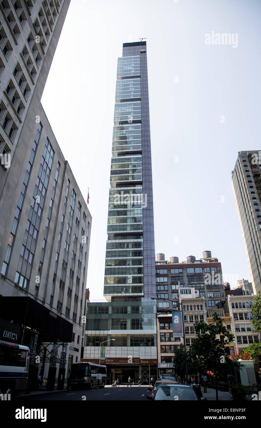 Un Madison accueil de Rupert Murdoch New York Banque D'Images