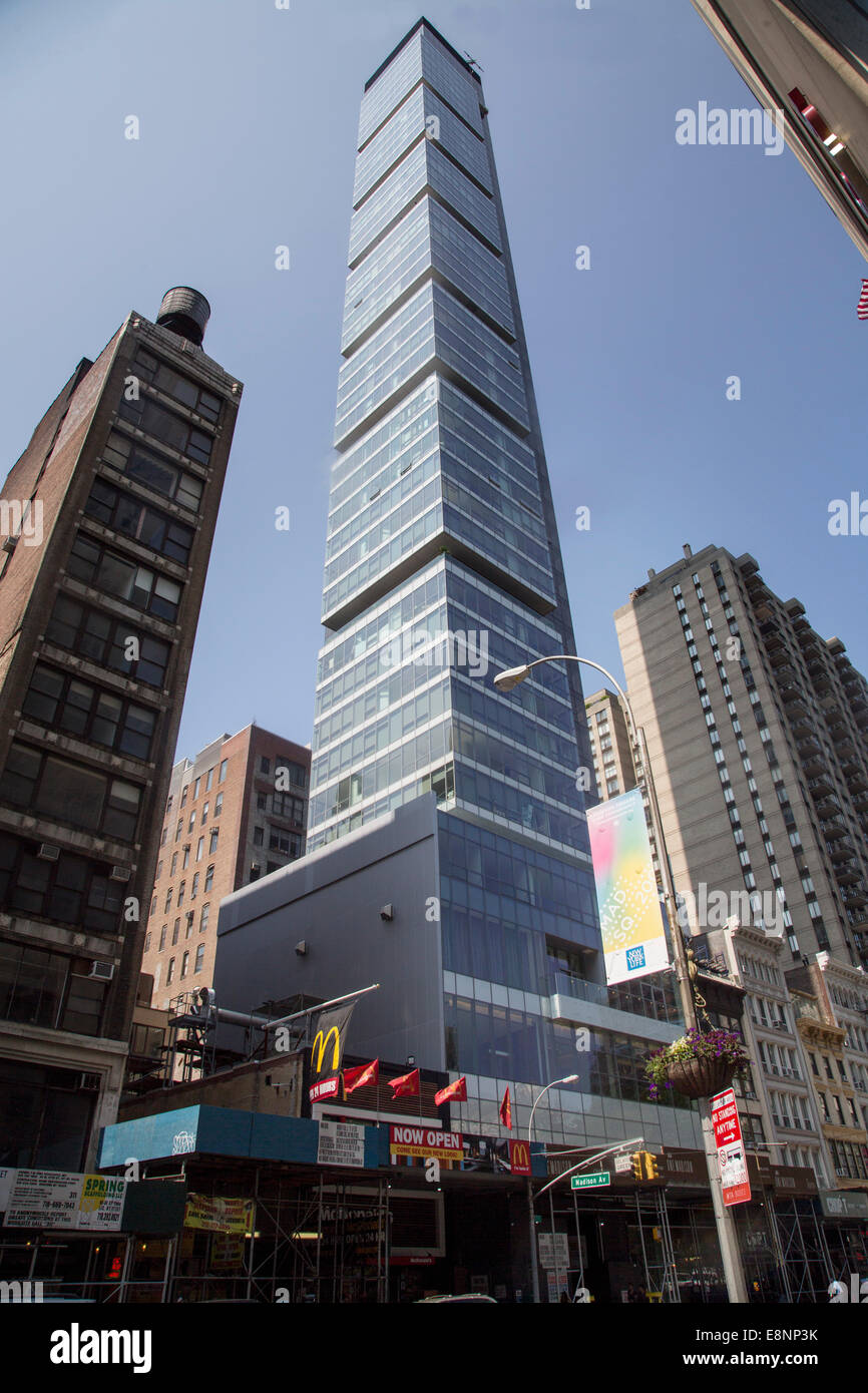 Un Madison accueil de Rupert Murdoch New York Banque D'Images