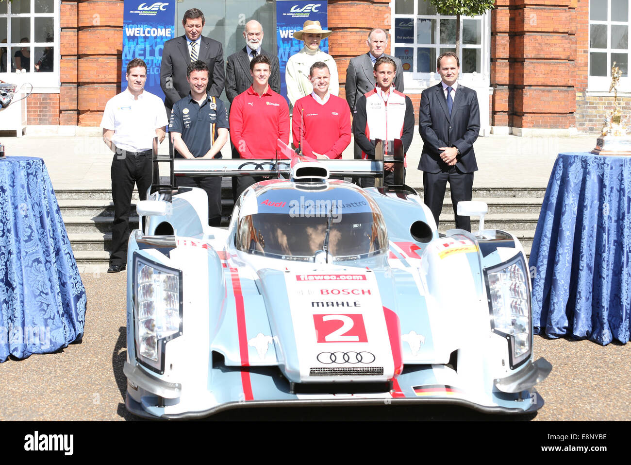 FIA World Endurance Championship - Londres Lancement de la première manche du Championnat FIA WEC, les 6 heures de Silverstone, en présence de Son Altesse Royale le Prince Michael et Son Altesse Royale la princesse Michael de Kent. Doté d''atmosphère : où : London, Royaume-Uni Quand : 09 Avr 2014 Banque D'Images