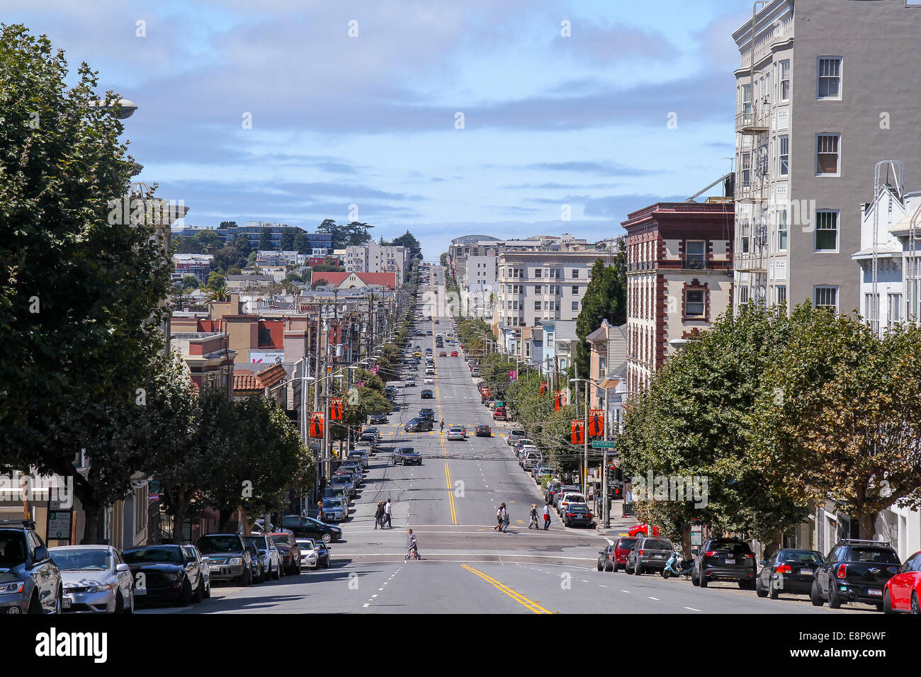 Lower Pacific Heights, à San Francisco, Californie Banque D'Images