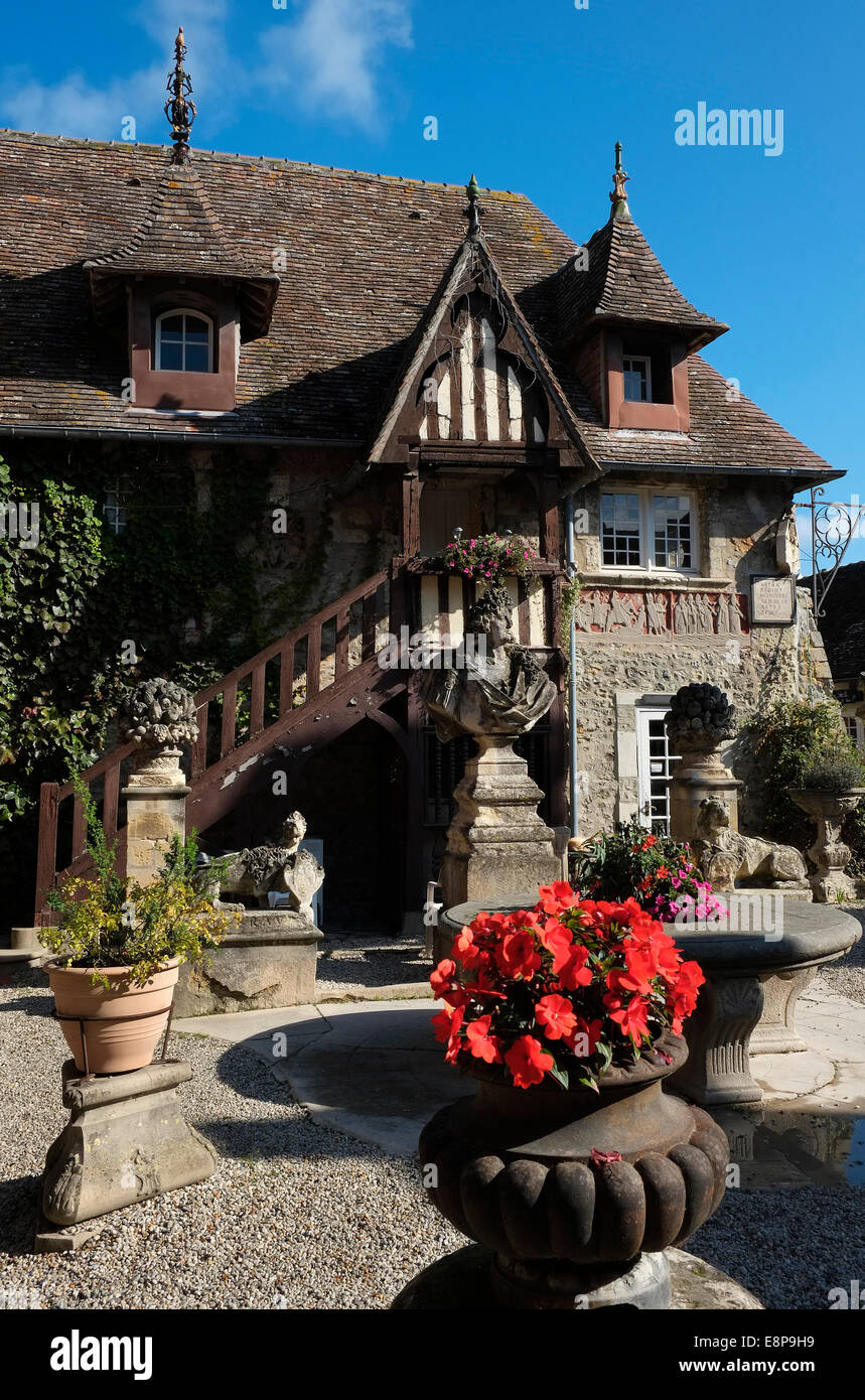 Village d'art, Guillaume le Conquérant, Dives-sur-mer, Normandie, France Banque D'Images