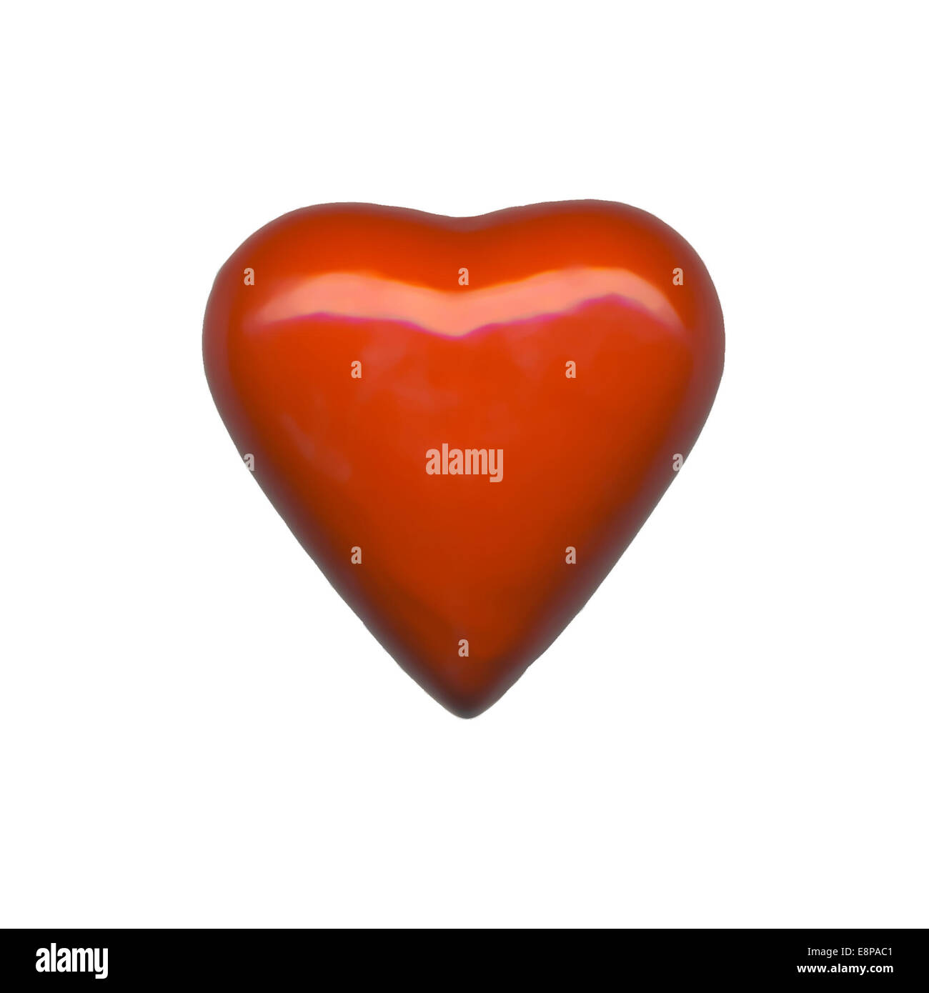 Coeur rouge comme symbole de l'amour Banque D'Images