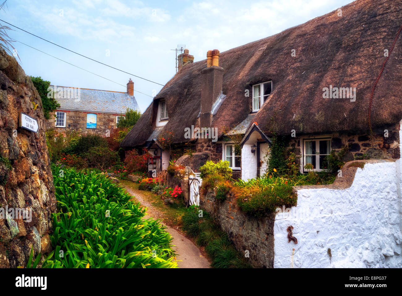 Cadgwith, Cornwall, Angleterre, Royaume-Uni Banque D'Images