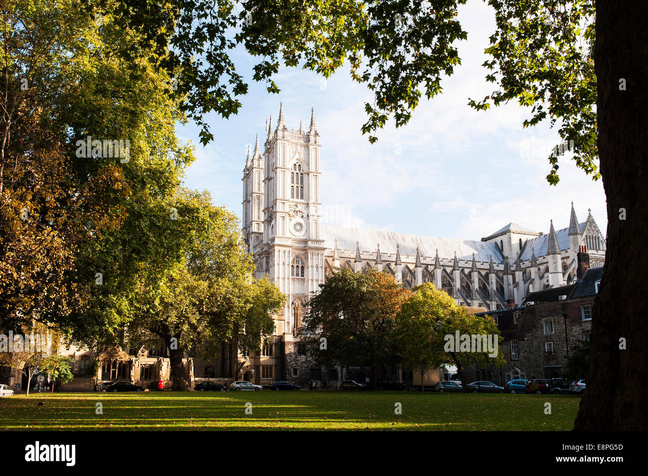 L'Abbaye de Westminster, Londres à l'automne Banque D'Images