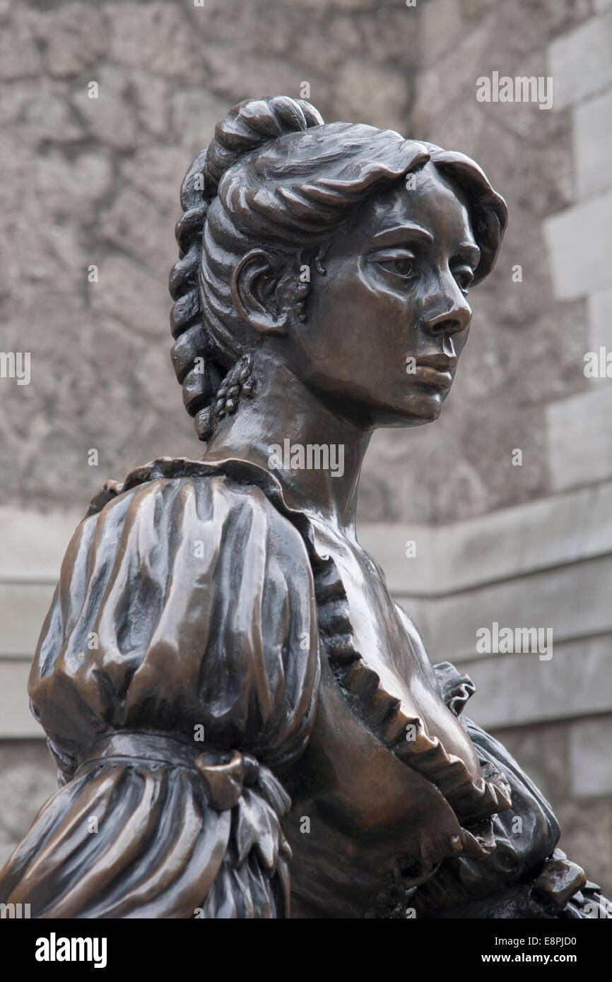 Molly Malone Sculpture, Dublin, Irlande Banque D'Images