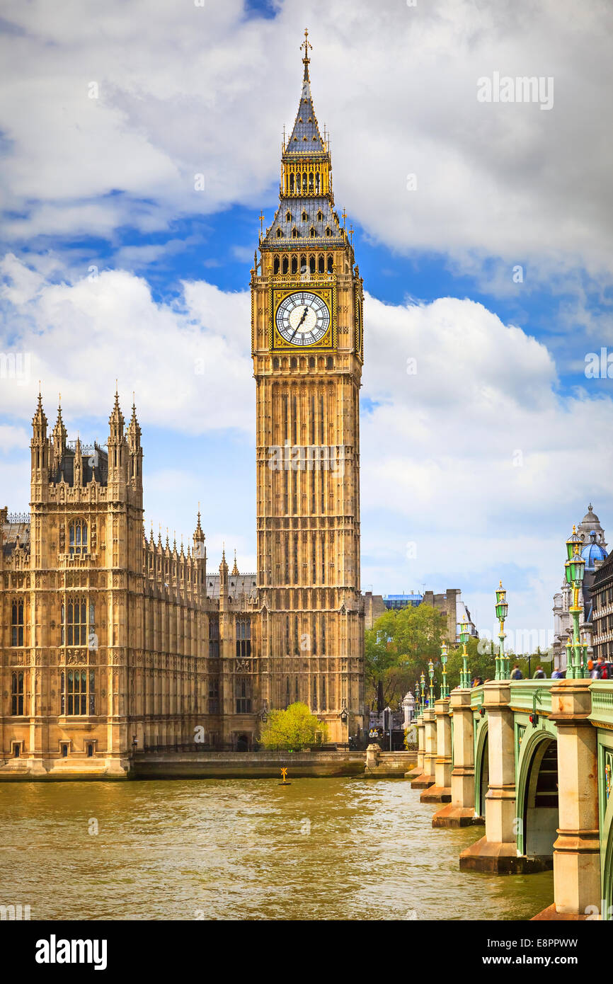 Big Ben à Londres Banque D'Images