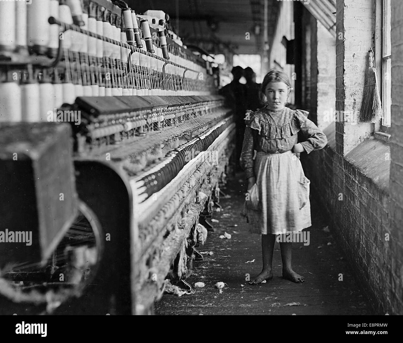 Un peu dans un fileur de coton de la Géorgie, janvier 1909 Banque D'Images