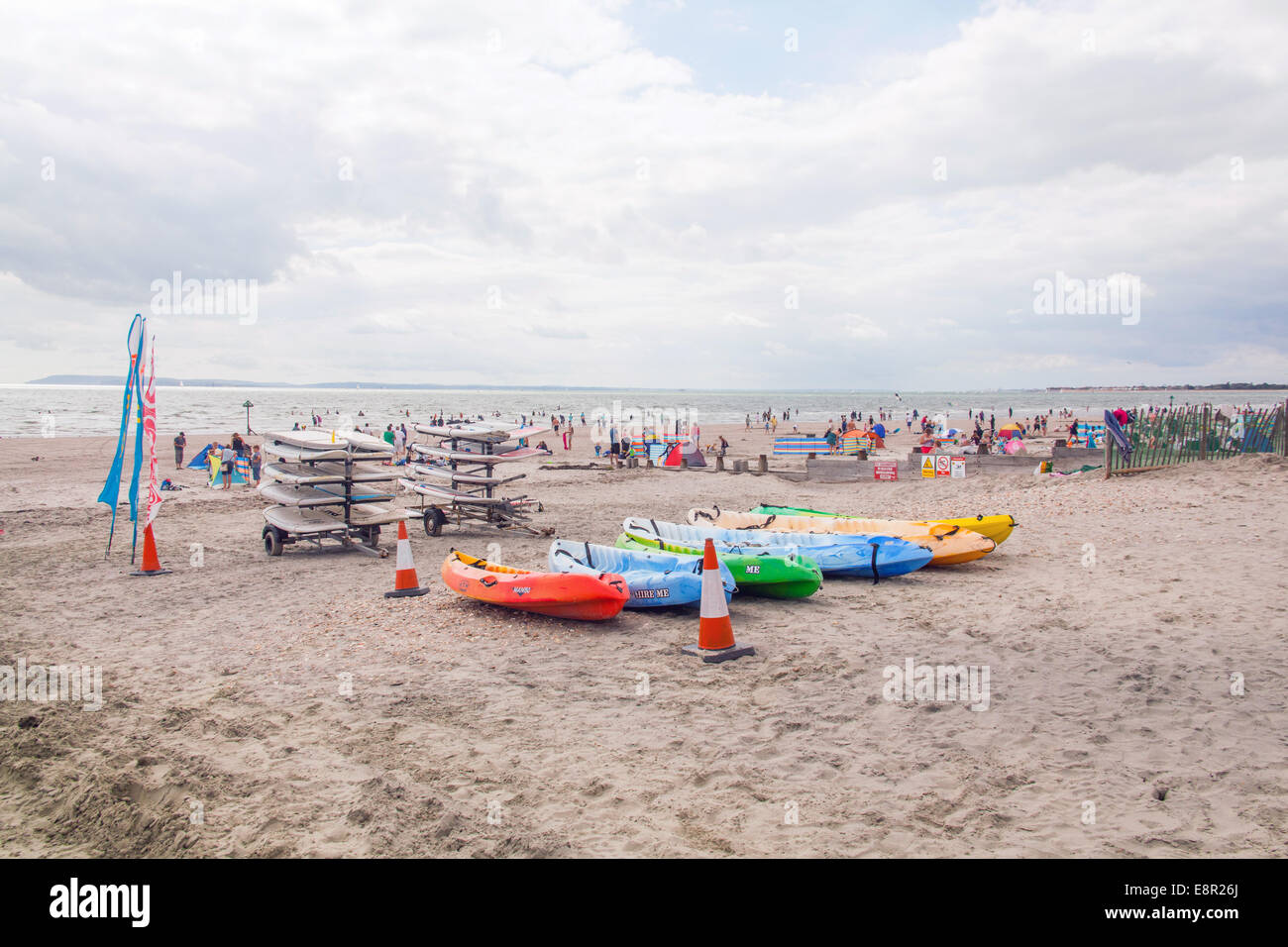 West Wittering beach, West Sussex, Angleterre, Royaume-Uni. Banque D'Images