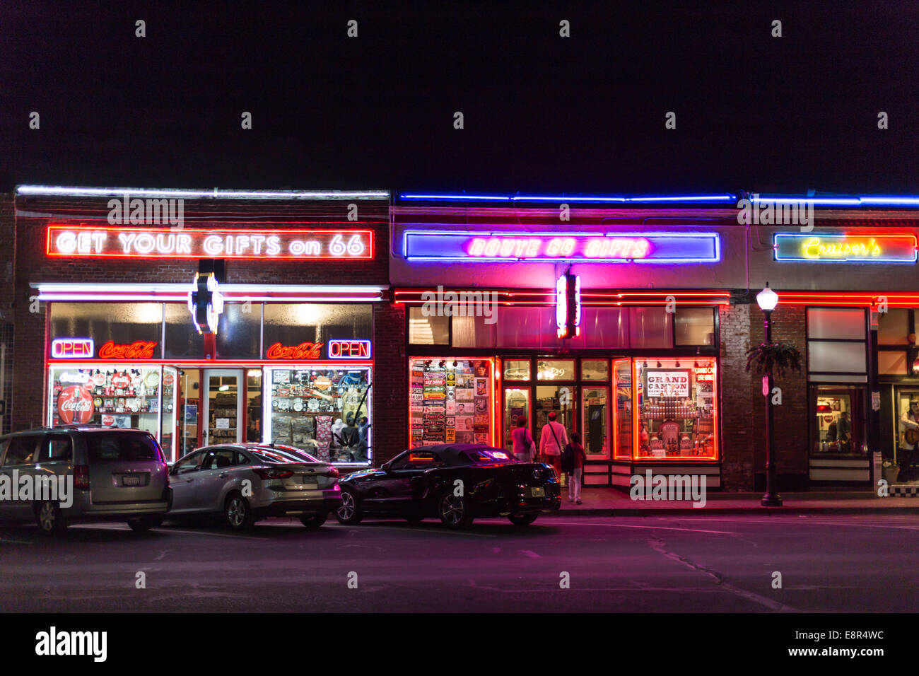 Cadeaux sur la Route 66 (Williams, Arizona, USA) Banque D'Images