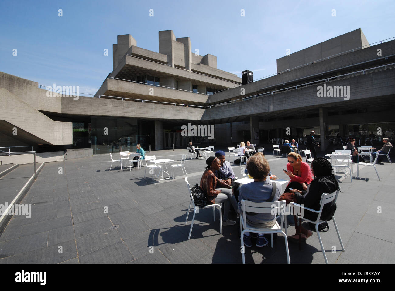 Théâtre national le London's South Bank United Kingdom Banque D'Images