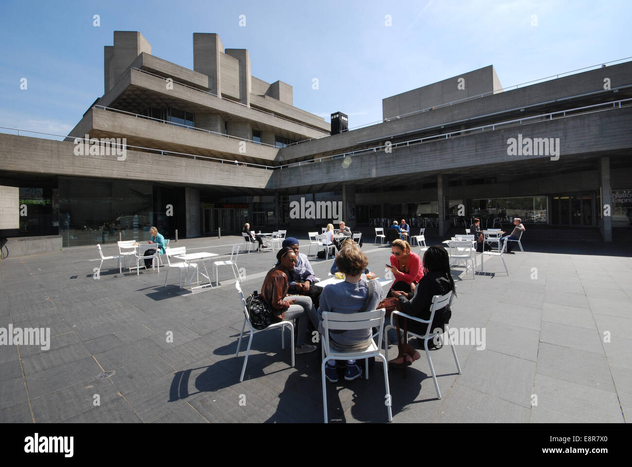 Théâtre national le London's South Bank United Kingdom Banque D'Images