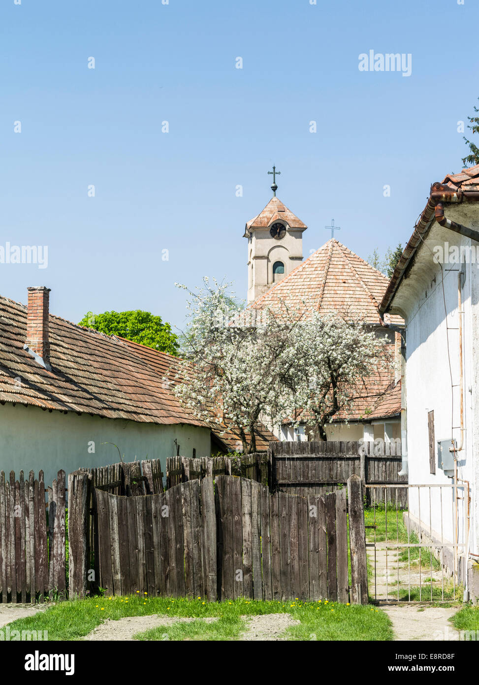 Nagyboerzsoeny, un ancien village minier dans le Nord de la Hongrie. Tailles disponibles (grand format) Banque D'Images