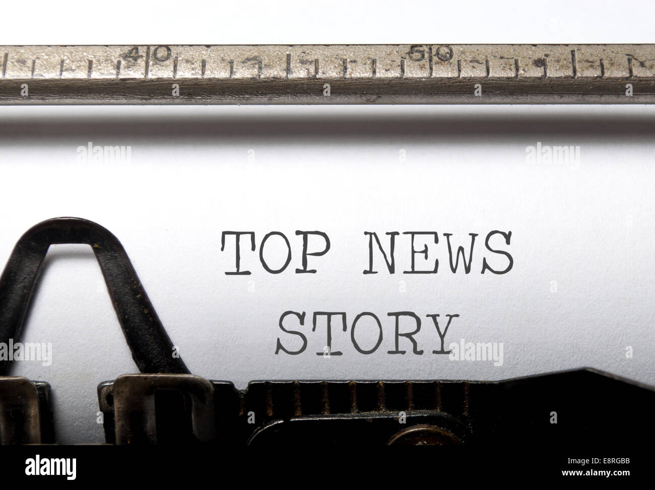 Top News story la position Banque D'Images