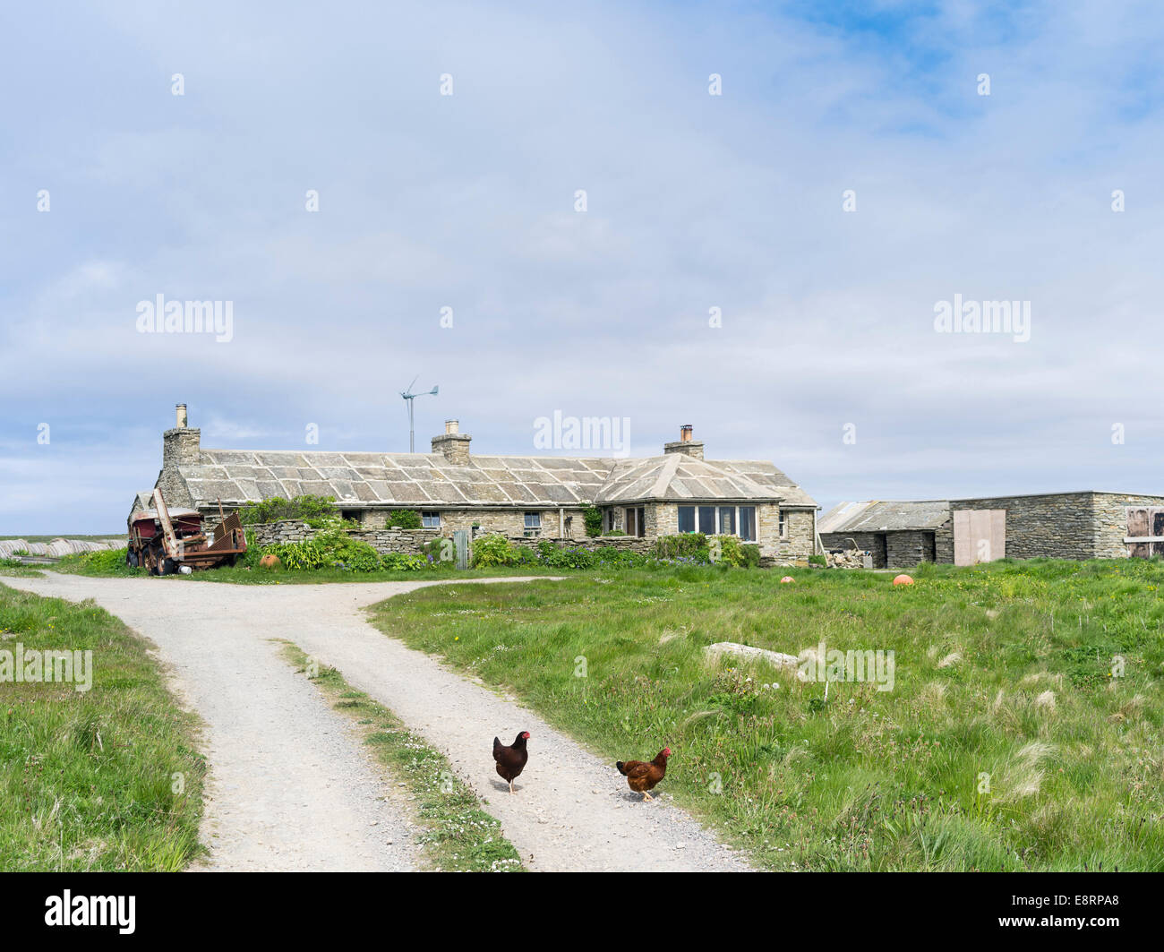 Papa Westray, une petite île de l'archipel des Orcades, îles Orcades, en Écosse. Tailles disponibles (grand format) Banque D'Images