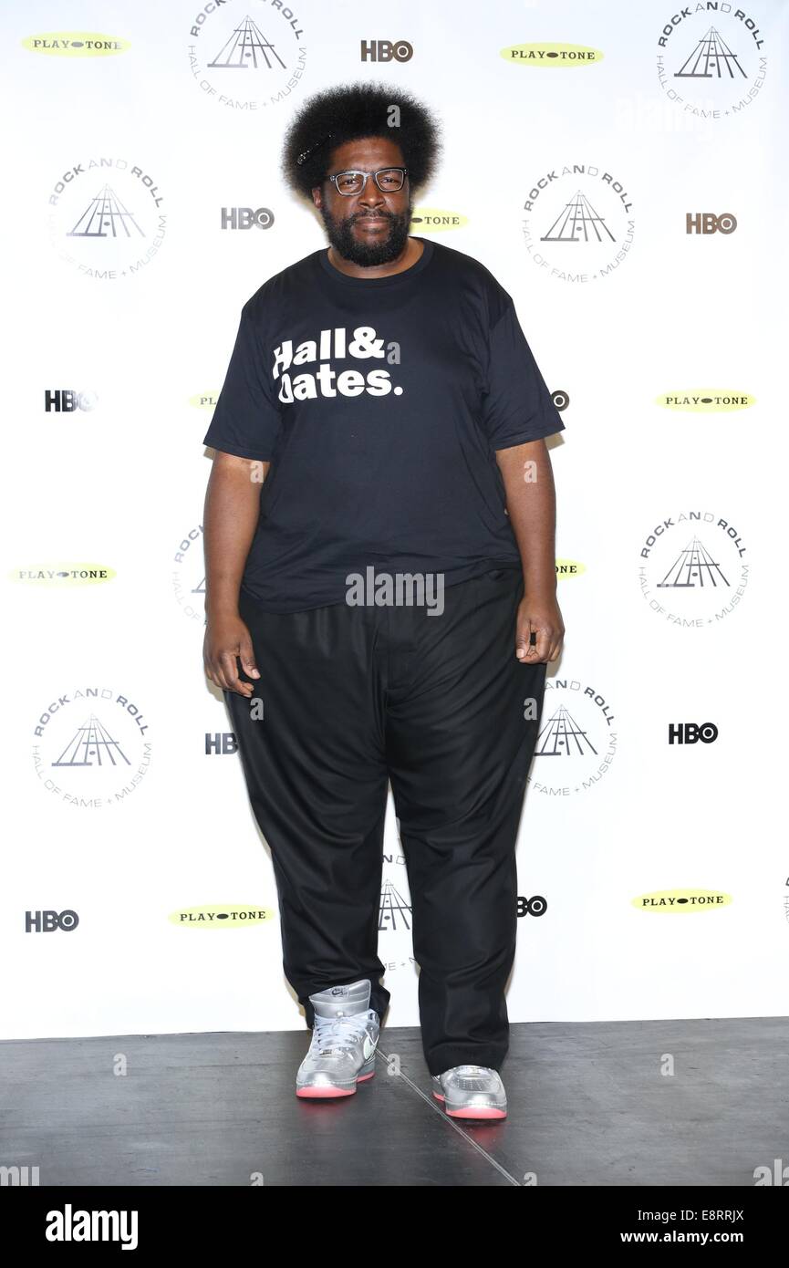 29e assemblée annuelle Rock and Roll Hall of Fame de la cérémonie au Barclays Center de Brooklyn comprend : Ahmir-Khalib Thompson où : New York, New York, United States Quand : 10 Avr 2014 Banque D'Images