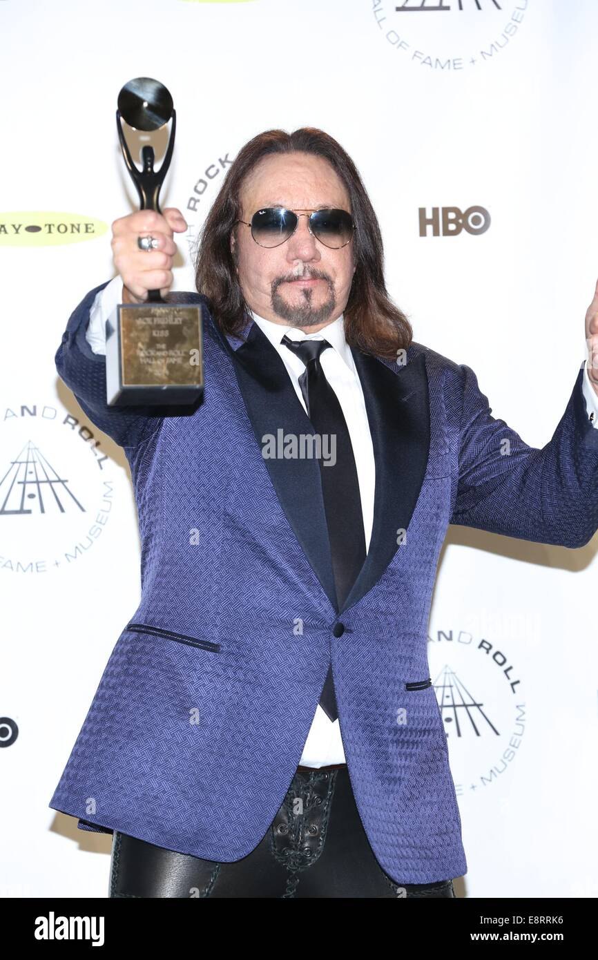 29e assemblée annuelle Rock and Roll Hall of Fame de la cérémonie au Barclays Center de Brooklyn comprend : Ace Frehley Où : New York, New York, United States Quand : 10 Avr 2014 Banque D'Images