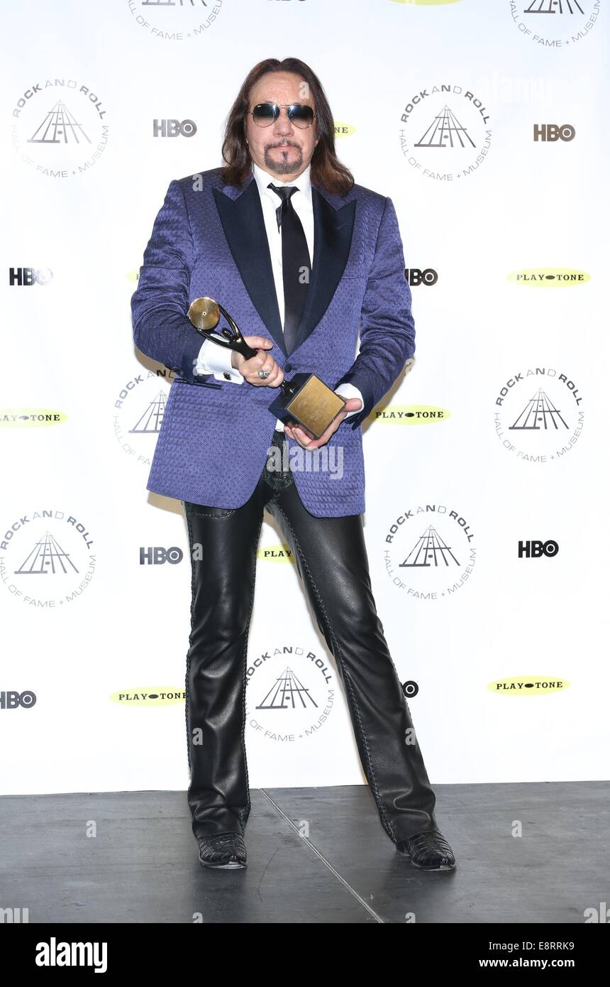 29e assemblée annuelle Rock and Roll Hall of Fame de la cérémonie au Barclays Center de Brooklyn comprend : Ace Frehley Où : New York, New York, United States Quand : 10 Avr 2014 Banque D'Images