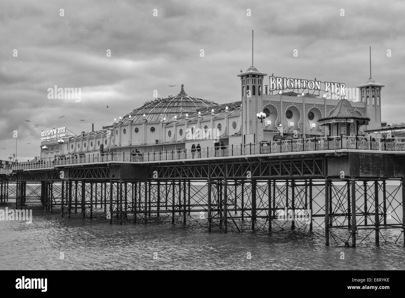 Brighton Pier au crépuscule Banque D'Images