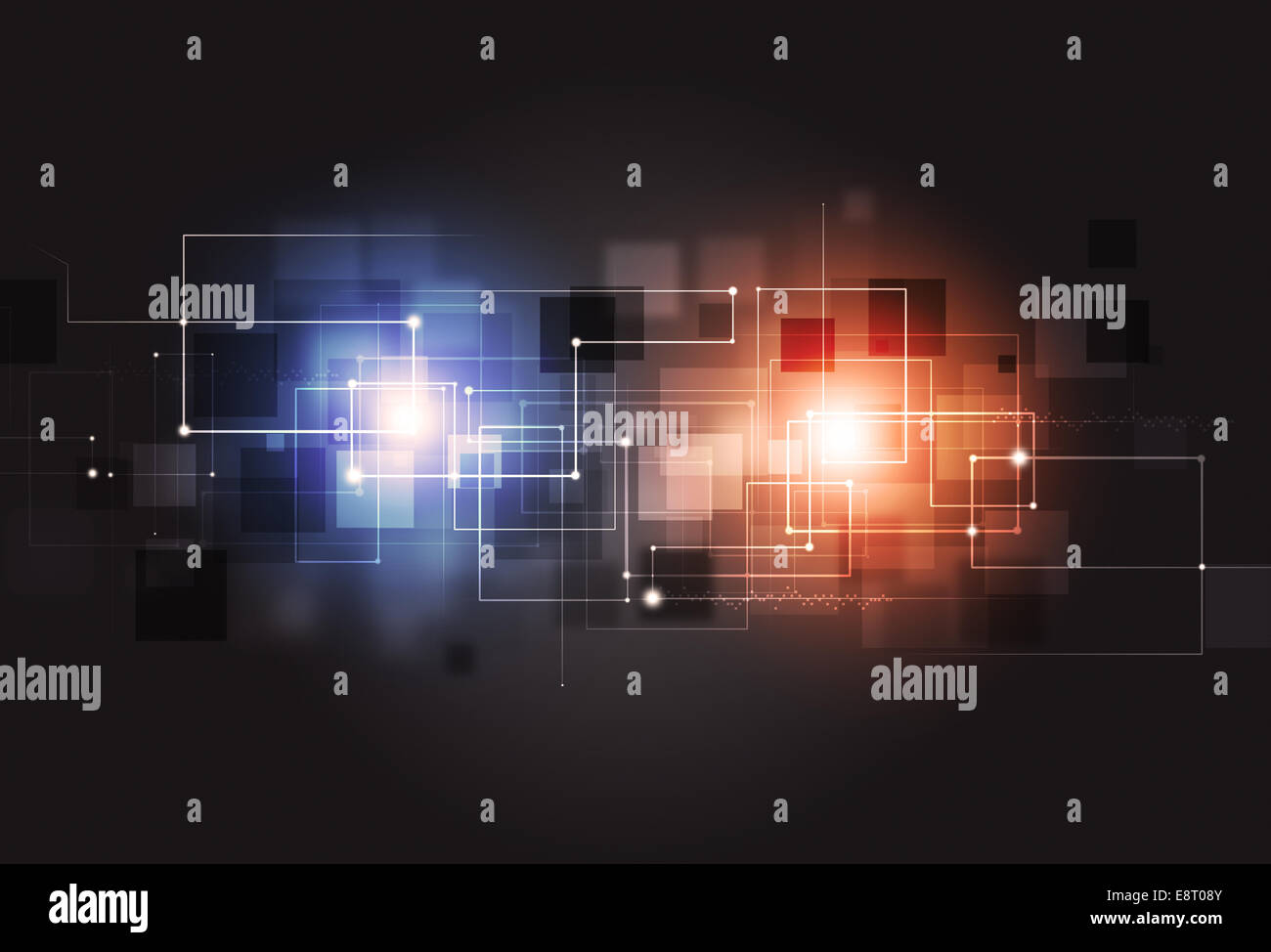 Relations sérieuses in résumé de la technologie et de l'arrière-plan de communication d'entreprise Banque D'Images