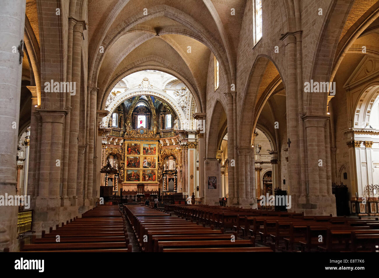 La cathédrale de Valence, Valence, Espagne Banque D'Images