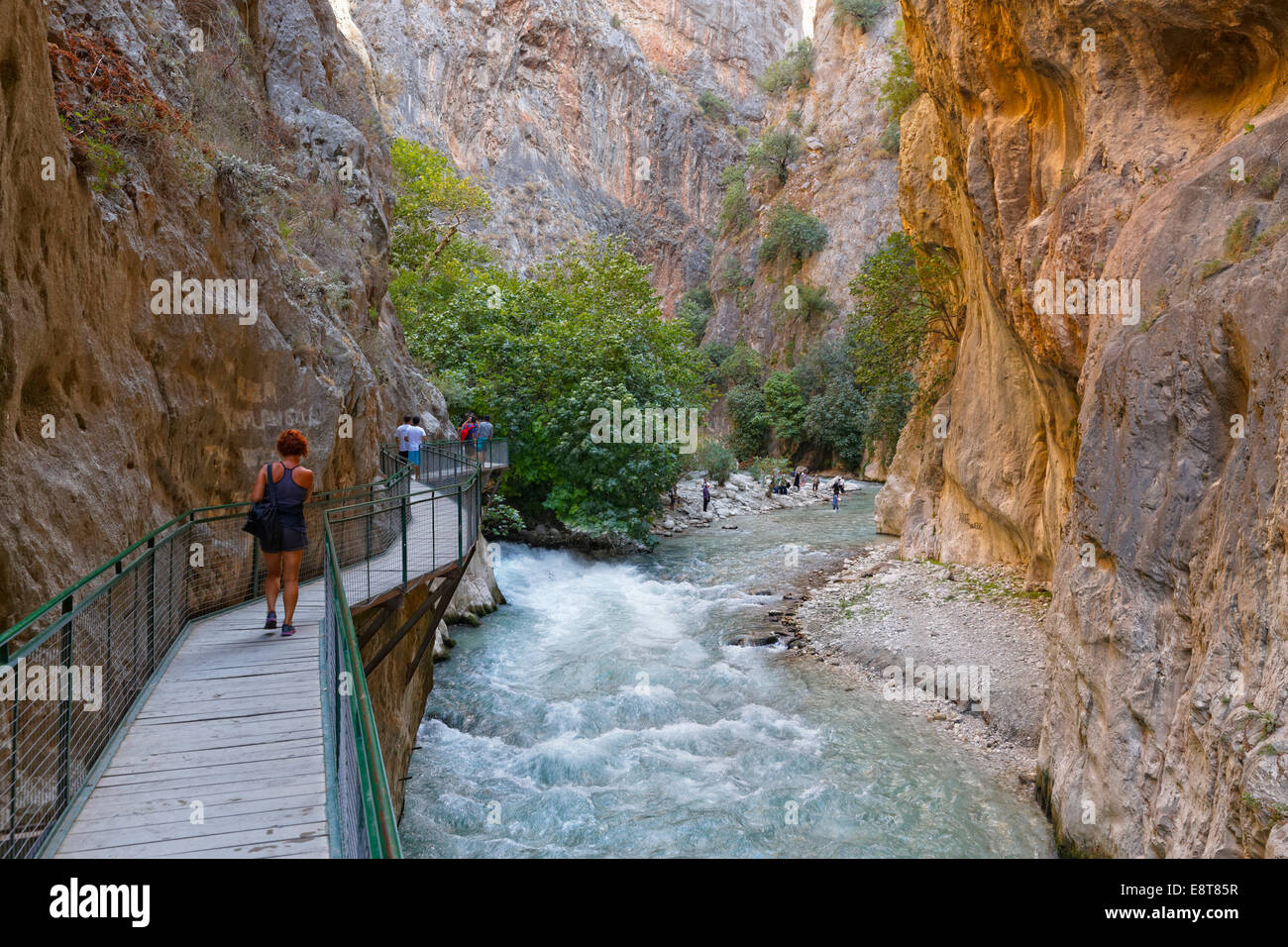 Saklıkent Canyon, Muğla Province, la Lycie, la mer Egée, en Turquie Banque D'Images