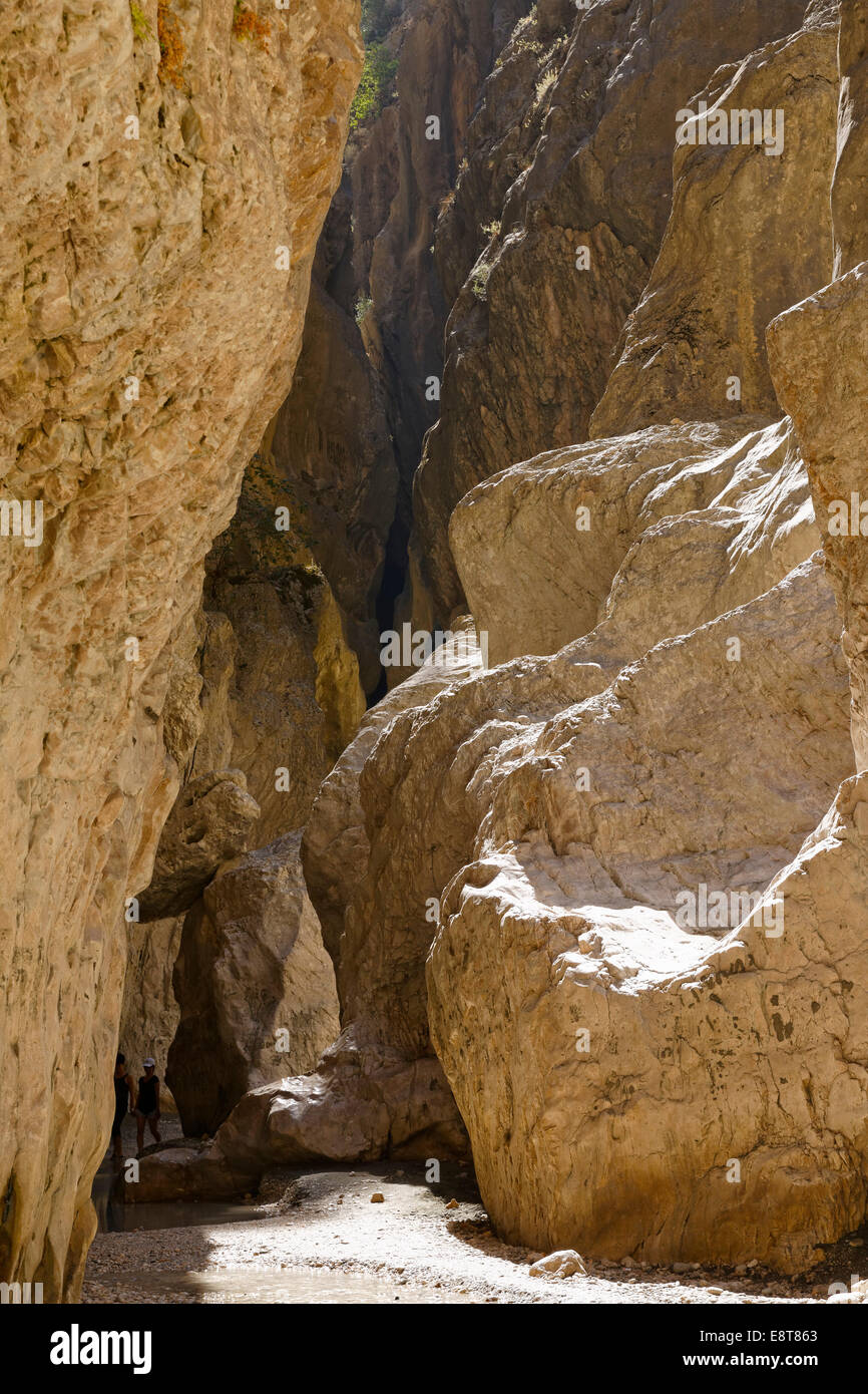 Saklıkent Canyon, Muğla Province, la Lycie, la mer Egée, en Turquie Banque D'Images