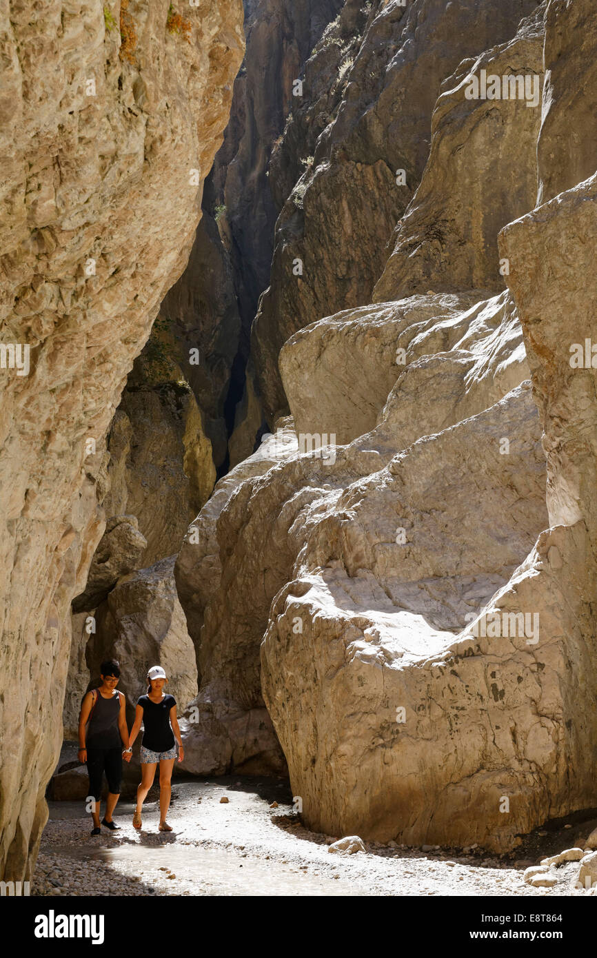 Saklıkent Canyon, Muğla Province, la Lycie, la mer Egée, en Turquie Banque D'Images