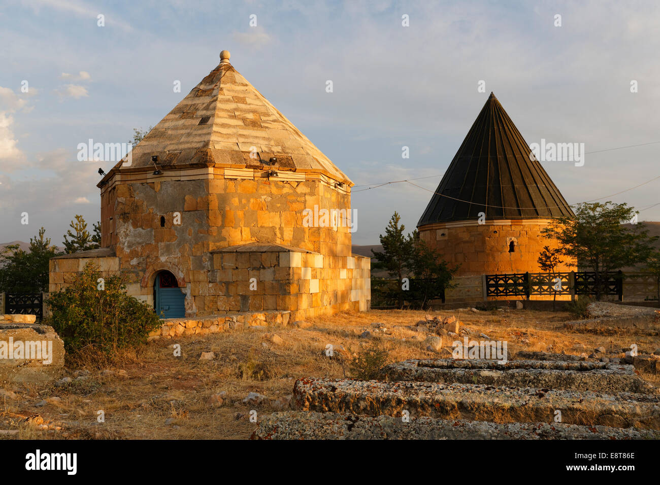 Türbes, tombeau de Şehit Osman, Ville d'Afyonkarahisar, Région de la mer Noire, la Turquie Banque D'Images