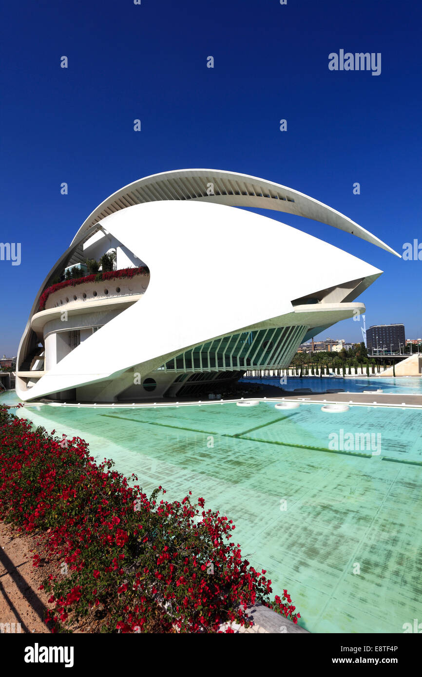 Musée des Arts de la Reine Sofia, Cité des Arts et des Sciences, Valence, Comunidad Valencia, Espagne, Europe Banque D'Images