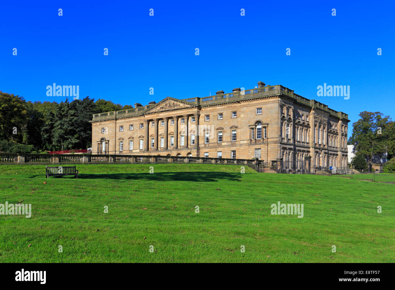 Château de Wentworth, Stainborough, Barnsley, South Yorkshire, Angleterre, Royaume-Uni. Banque D'Images