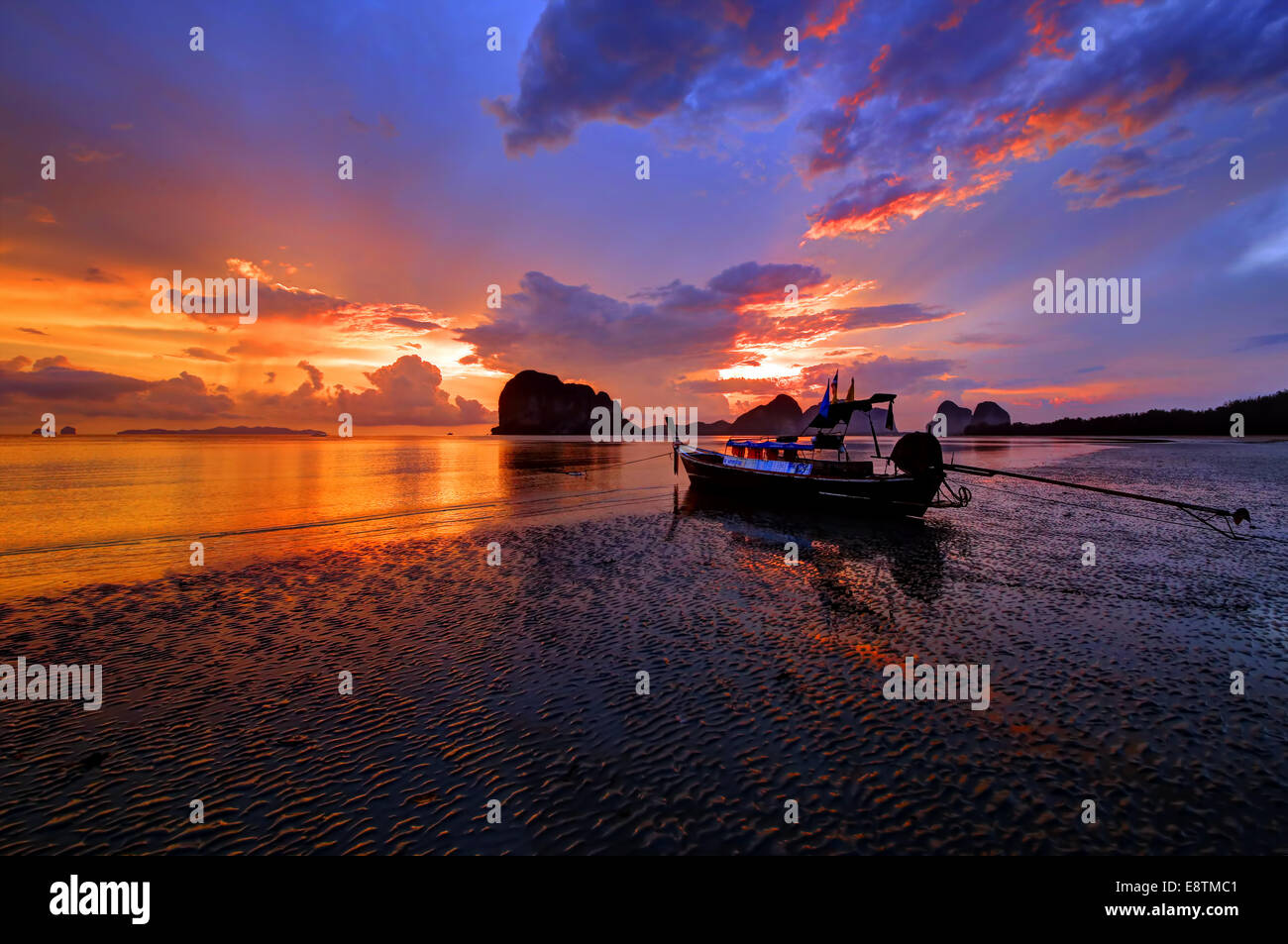 Côte d'Andaman, la province de Trang, Sikao, Thaïlande du sud. Banque D'Images