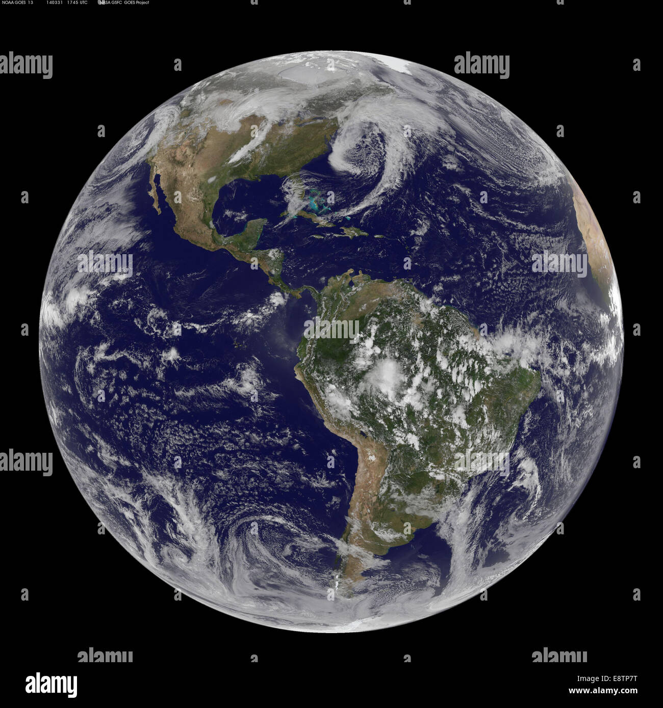 Trois dragons de l'atmosphère des zones de basse pression autour de l'US Banque D'Images