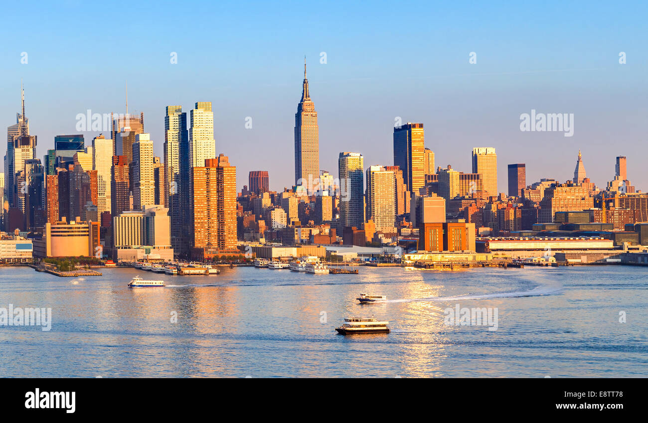 Manhattan Skyline Banque D'Images