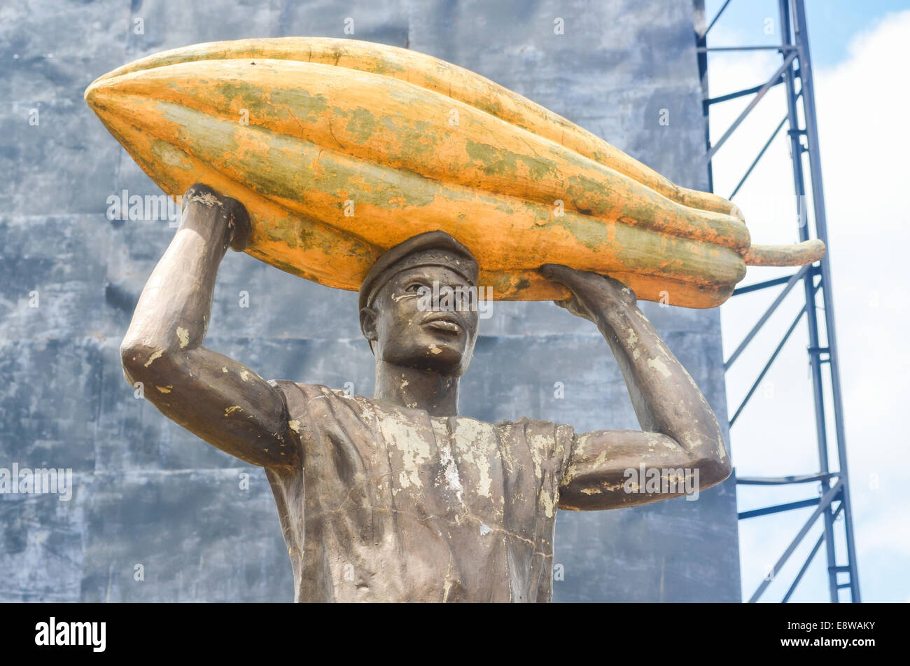 La production de cacao dans le sud du Nigéria (Balma) Banque D'Images