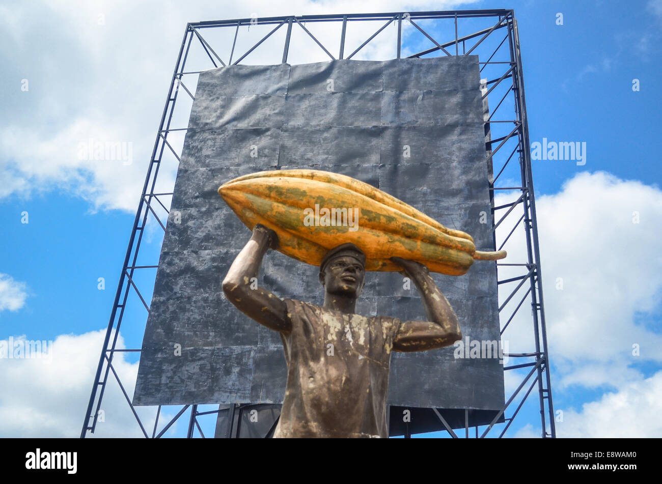 La production de cacao dans le sud du Nigéria (Balma) Banque D'Images