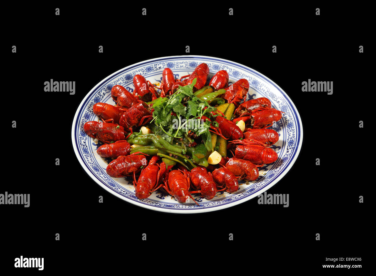 La nourriture chinoise homard épicé Banque D'Images