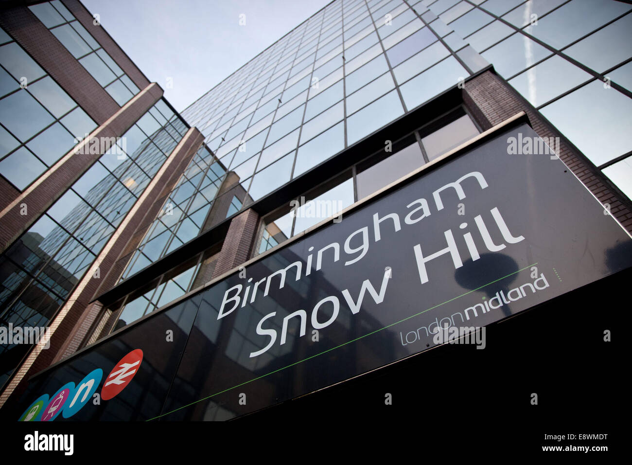 Snow Hill Train Station in Birmingham, West Midlands. Banque D'Images