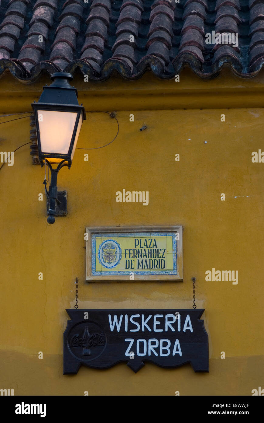 Whiskey Bar, Cartagena de Indias, Colombie Banque D'Images
