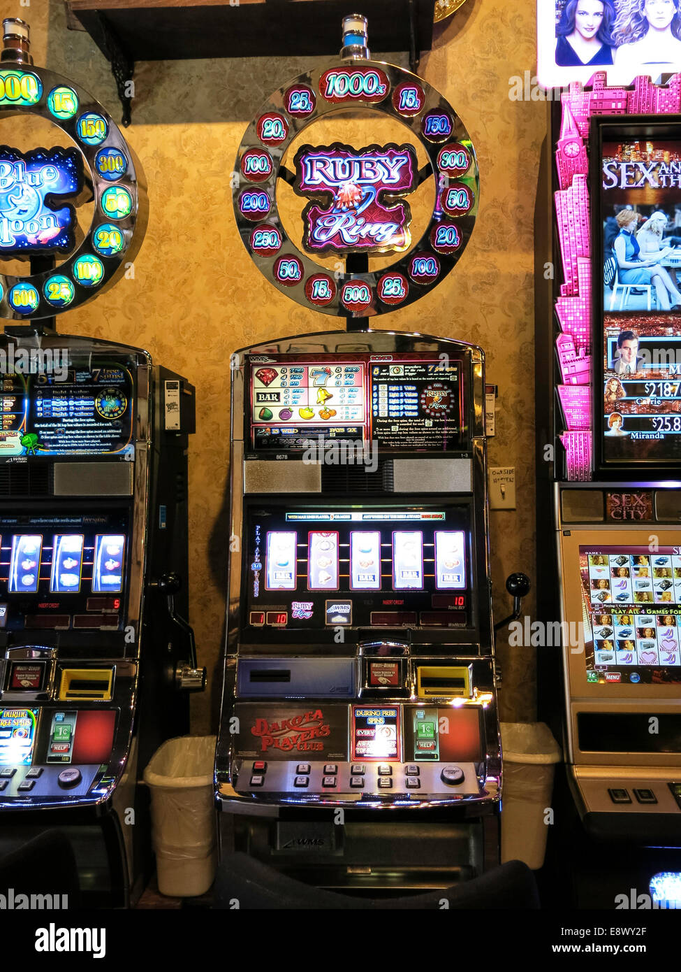 Les Machines à sous électroniques, Casino, Deadwood, SD, USA Banque D'Images
