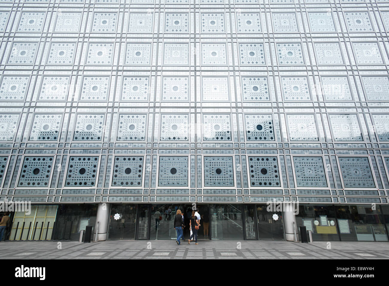 Institut du Monde Arabe à Paris (Institut du Monde Arabe) bâtiment par Jean Nouvel Banque D'Images