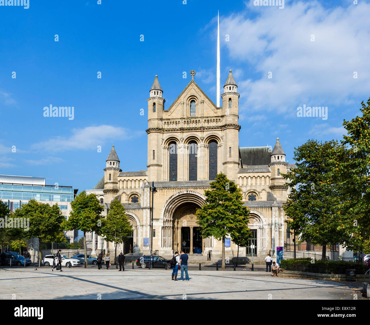 St Anne's Cathedral de Writer's Square, quartier de la cathédrale, de Belfast, en Irlande du Nord, Royaume-Uni Banque D'Images