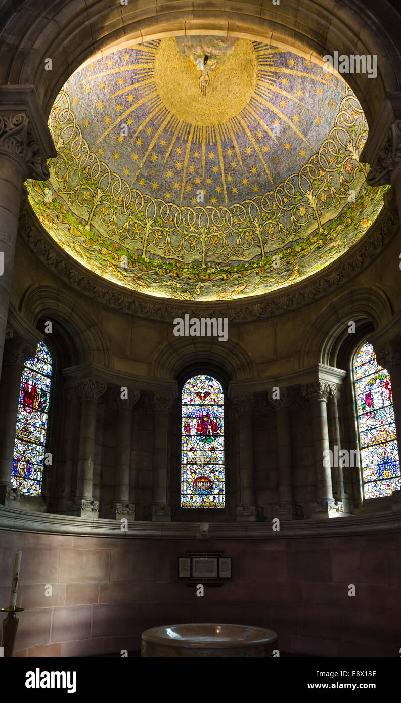Intérieur de la cathédrale St Anne, quartier de la cathédrale, de Belfast, en Irlande du Nord, Royaume-Uni Banque D'Images
