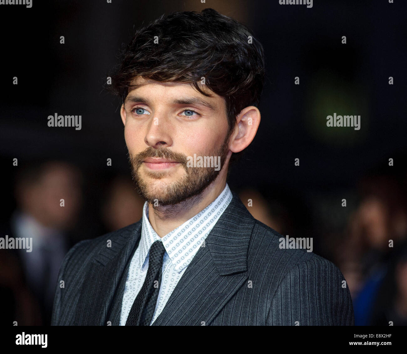Acteur Colin Morgan assiste à la TESTAMENT DE LA JEUNESSE PREMIÈRE MONDIALE AU BFI London Film Festival Gala centre soutenu par le maire de Londres le 14/10/2014 à l'odeon Leicester Square, Londres. Les personnes sur la photo : Colin Morgan. Photo par Julie Edwards Banque D'Images