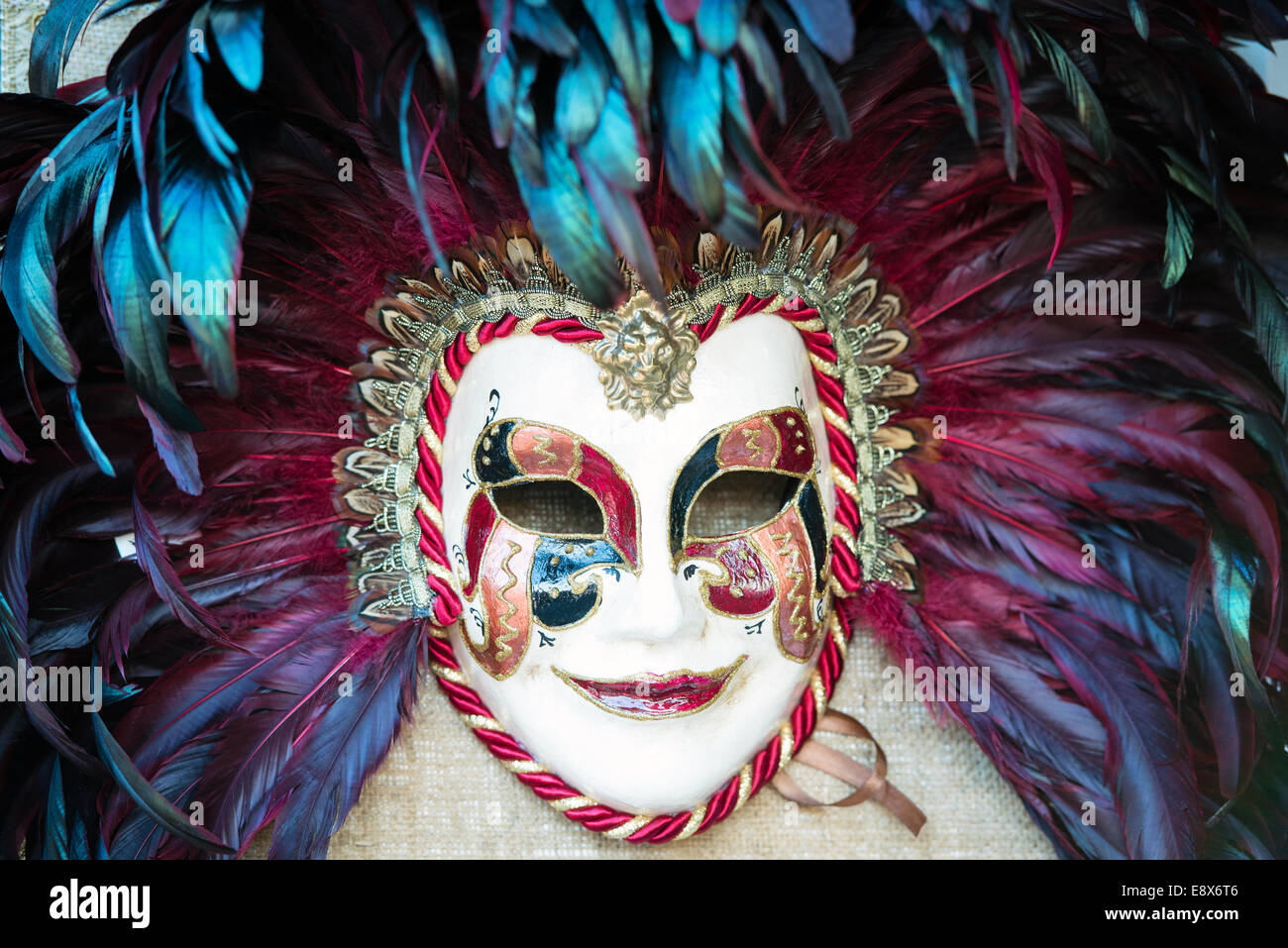 Masque de Carnaval de Venise Banque D'Images